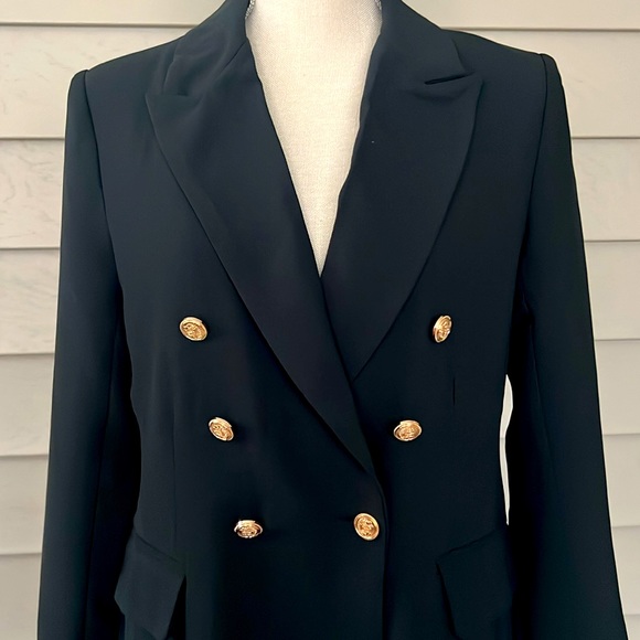 Marled black blazer size M - Picture 2 of 14